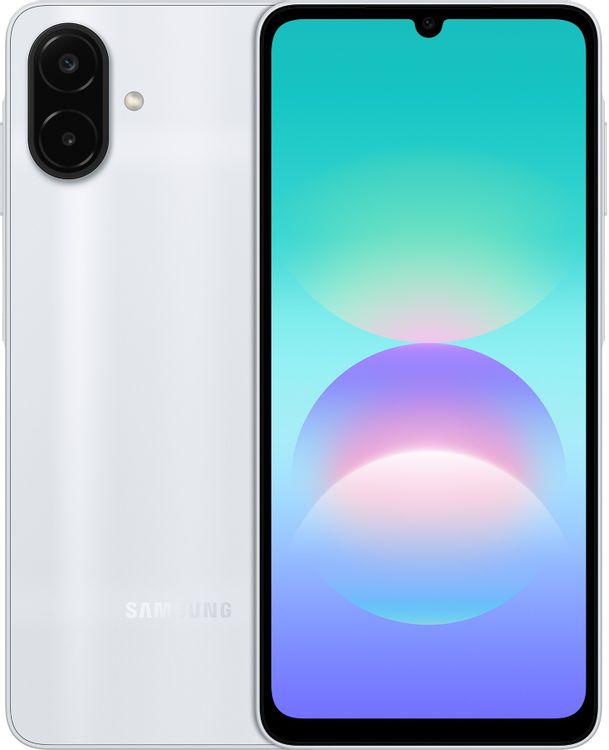 Смартфон Samsung Galaxy A08 4Gb/128Gb серебристый (SM-A085FZSGCAU)