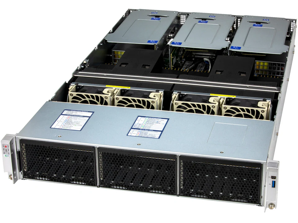 Серверная платформа SuperMicro CloudDC Server 222C-TN, 2xSocket4710, 32xDDR5, 24x2.5 HDD HS, Redundant 2x1600 Вт 2U (SYS-222C-TN )