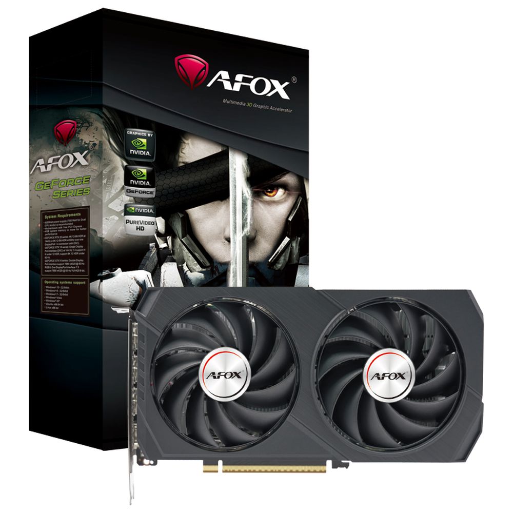 Видеокарта AFOX NVIDIA GeForce RTX 5050 AF5050-8GD6H6-V2, 8Gb GDDR6