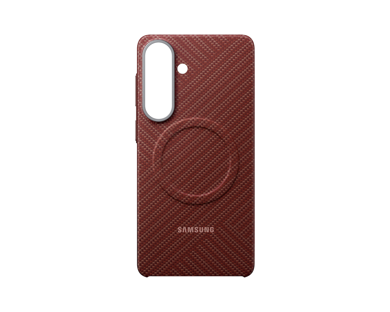 Чехол-накладка Samsung Carbon Magnet Case with MagSafe EF-KS947 для смартфона Samsung Galaxy S26+, красный