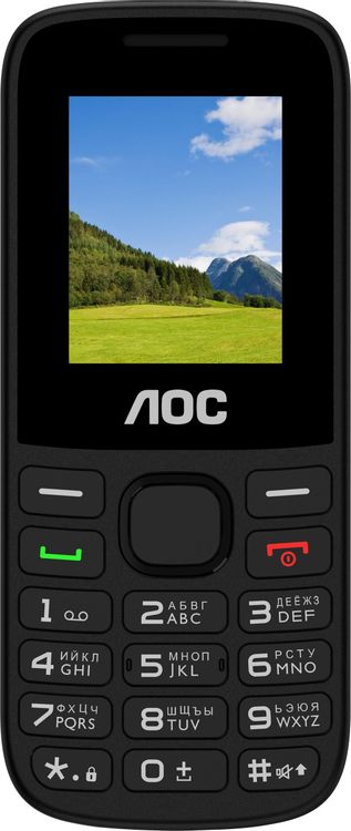 Мобильный телефон AOC 175 A черный
