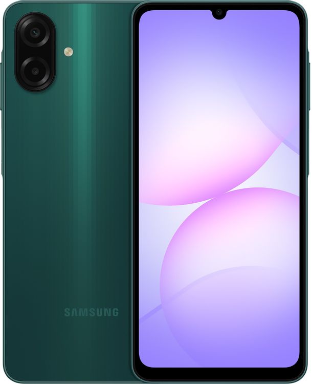 Смартфон Samsung Galaxy A07s 4Gb/128Gb зеленый (SM-A077FZGGCAU)