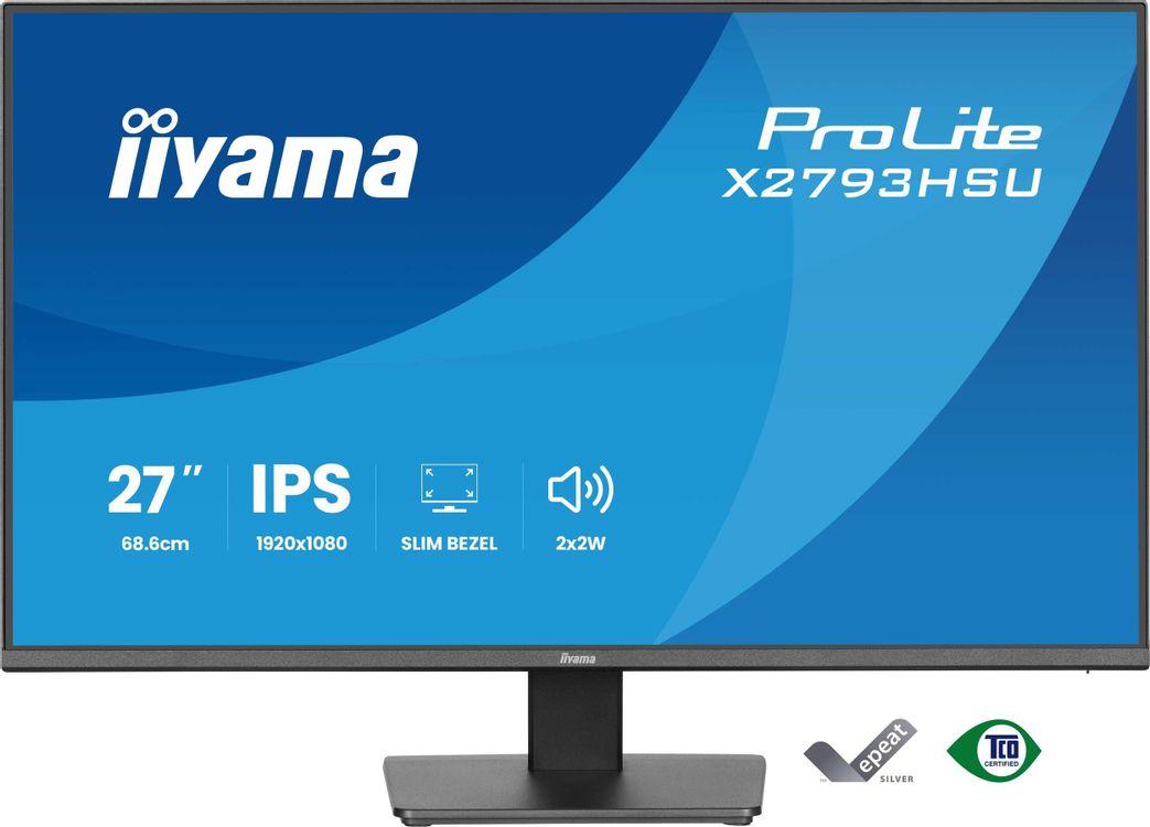 Монитор 27" Iiyama ProLite X2793HSU-B1 черный