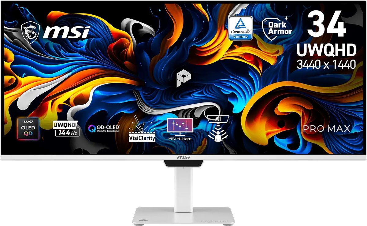 Монитор 34" MSI Max 341QPXW14G белый