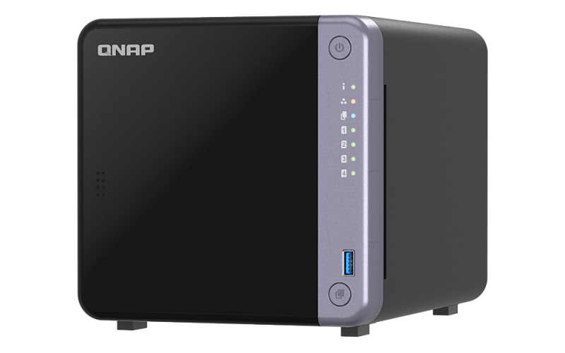 Сетевой накопитель (NAS) QNAP TS-432X-4G, слоты 4x2.5"/3.5" SATA3 (TS-432X-4G)