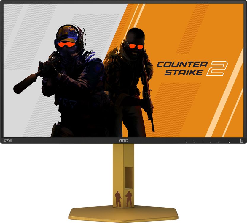Монитор 24.5" AOC CS25G золотистый/черный