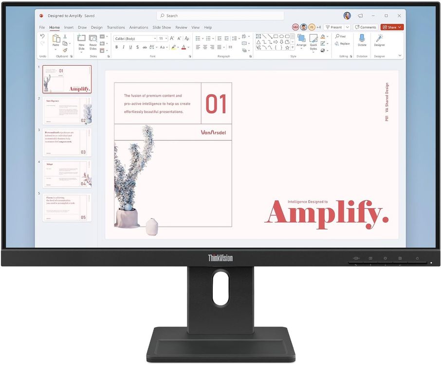 Монитор 23.8" Lenovo ThinkVision E24-40 черный