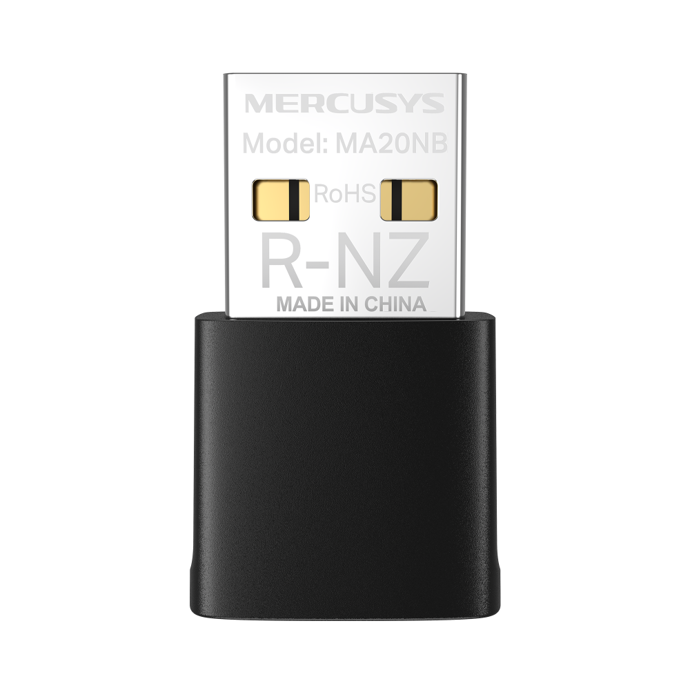 Адаптер Wi-Fi+Bluetooth Mercusys MA20NB, до 633 Мбит/с, USB (MA20NB)