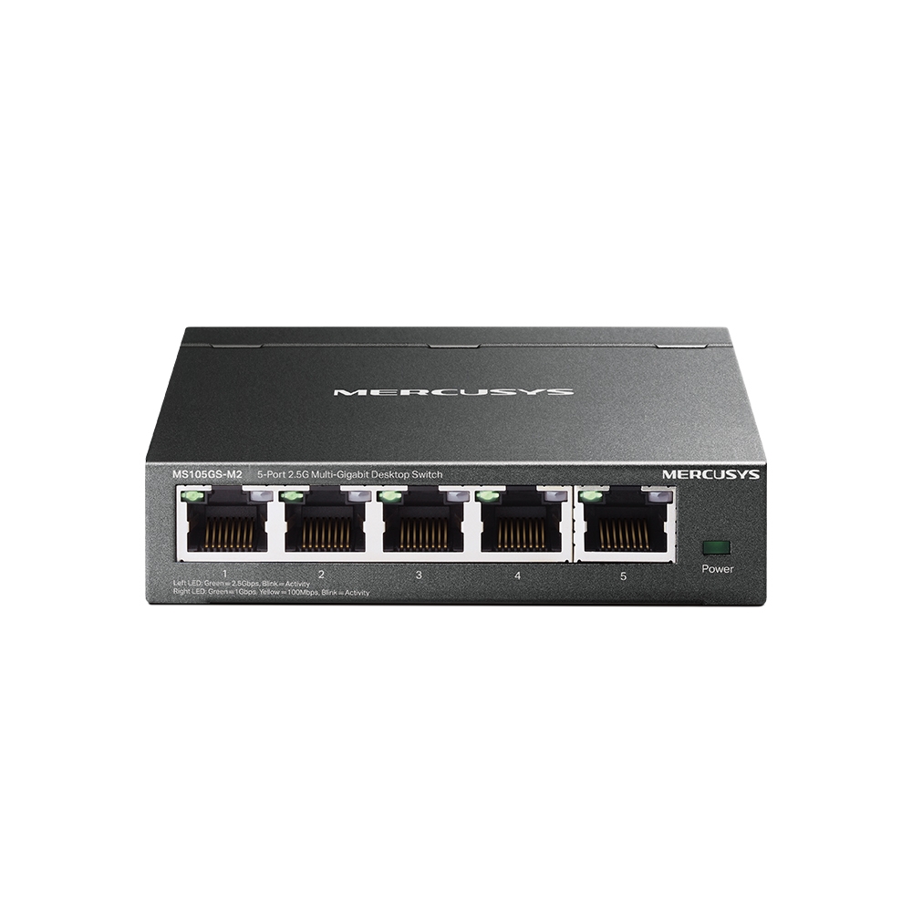 Коммутатор Mercusys MS105GS-M2, 5x2.5 Гбит/с (MS105GS-M2)