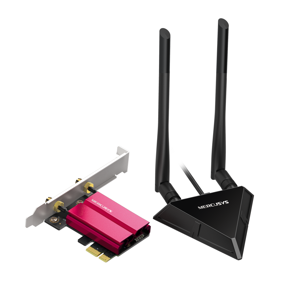Адаптер Wi-Fi+Bluetooth Mercusys MA88XE, до 5.38 Гбит/с, PCI-E (MA88XE)