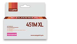 

Картридж струйный EasyPrint IC-CLI451M XL (CLI451M XL), пурпурный, совместимый, для Canon PIXMA iP7240/MG5440/6340