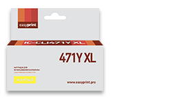 

Картридж EasyPrint IC-CLI471Y XL (CLI471Y XL) для Canon PIXMA MG5740/6840/7740, жёлтый, с чипом