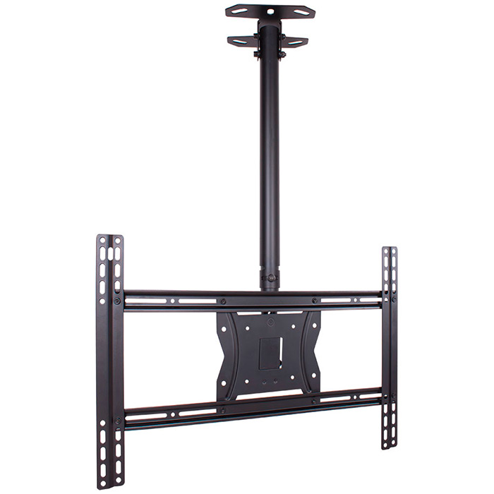 

Кронштейн потолочный для TV/монитора KROMAX COBRA-4, 15"-75", VESA 100x100мм-600x400мм, наклонный, поворотный, до 65 кг, черный (25016), COBRA-4