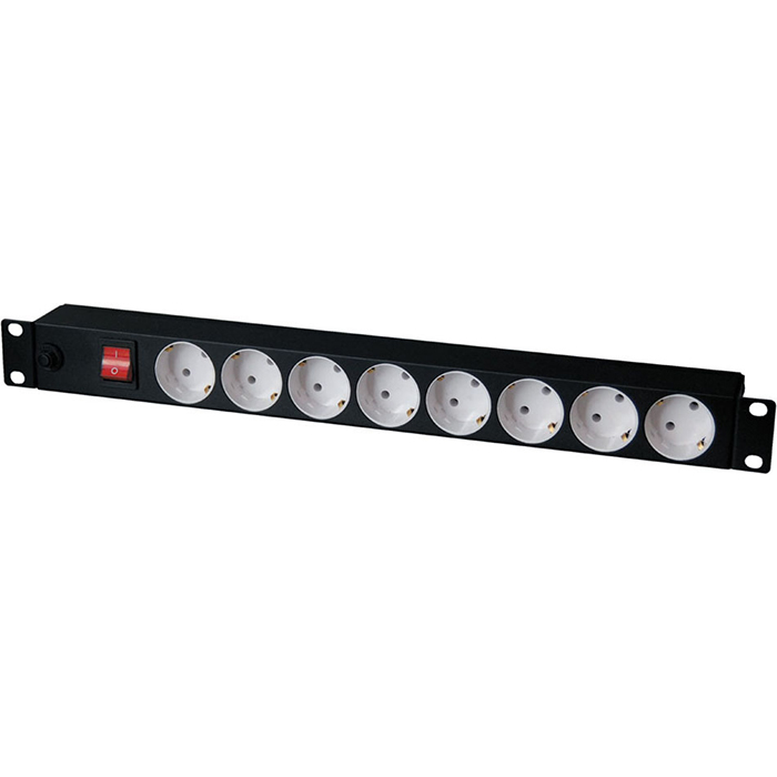 Блок розеток (PDU), кол-во розеток: 8, TLK TLK-RS08MF1-BK
