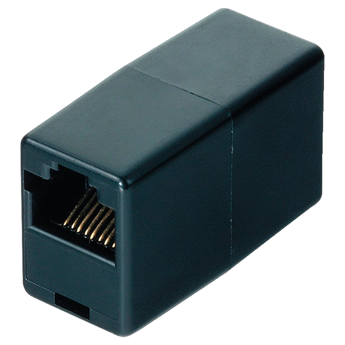 

Фурнитура-проходник RJ-45 cat.5e Hama, черный (H-44890/00044890), H-44890