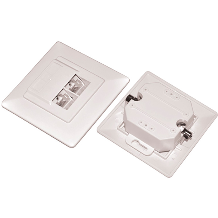 Розетка RJ-45+RJ-45 ITK (CS2-1C5EU-21)