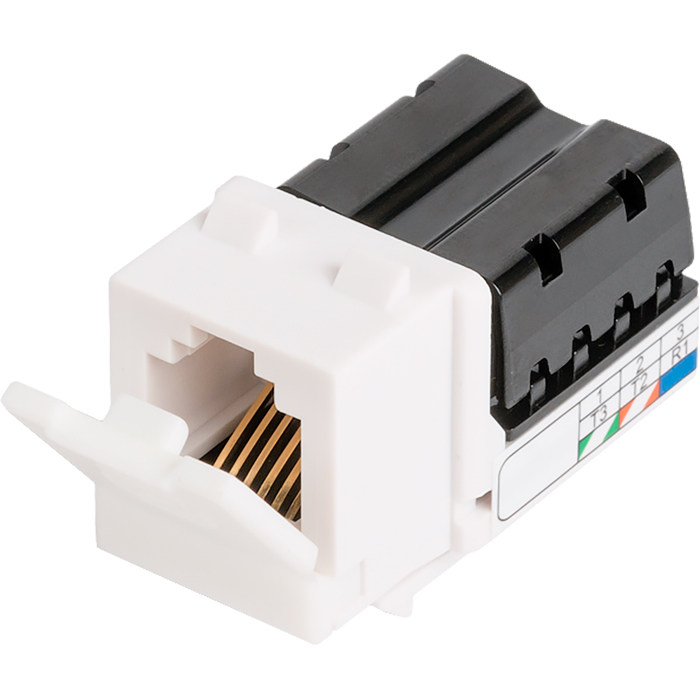 

Модуль Keystone NIKOMAX cat.3 (Класс C), 16МГц, RJ12/6P6C, 110/KRONE, USOC, неэкранированный, белый (NMC-KJUC3-WT), NMC-KJUC3-WT