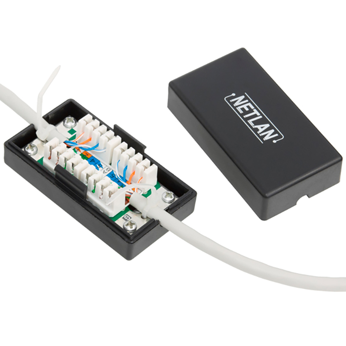 Соединитель Netlan EC-UCB-IDC-UD2-BK-10, черный