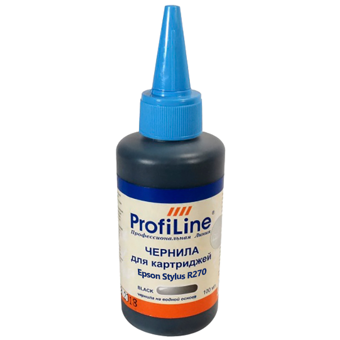 

Чернила ProfiLine PL-INK-R270-Bk 100мл, 100 мл, черный, совместимые для Epson Stylus R270/R290/T50/P50, PL-INK-R270-Bk 100мл