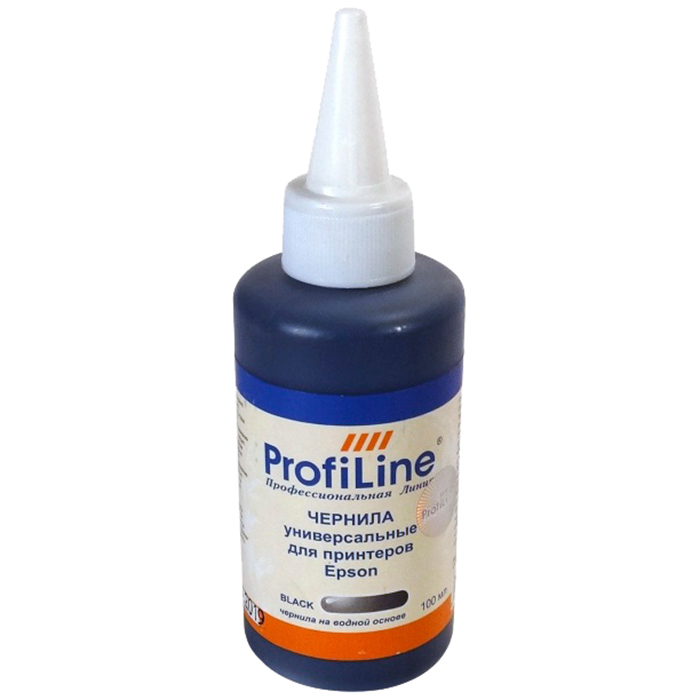 

Чернила ProfiLine PL-INK-UNI-Eps-Bk 100мл, 100 мл, черный, совместимые для Epson, PL-INK-UNI-Eps-Bk 100мл