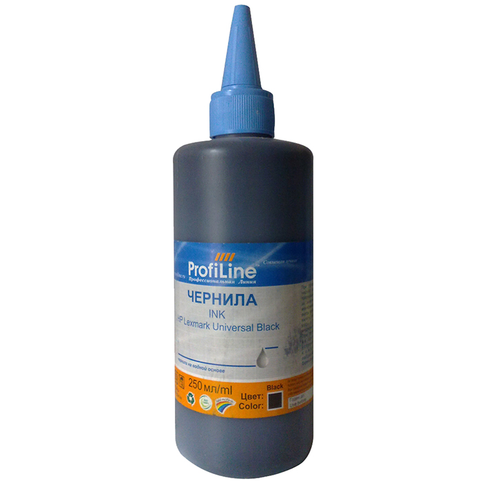 

Чернила ProfiLine PL-INK-UNI-HP/Lex-Bk 250мл, 250 мл, черный, совместимые, PL-INK-UNI-HP/Lex-Bk 250мл