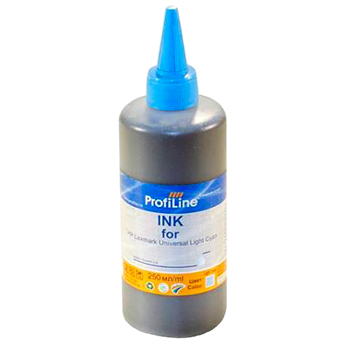 

Чернила ProfiLine PL-INK-UNI-LC 250мл, 250 мл, светло-голубой, совместимые для Epson, PL-INK-UNI-LC 250мл