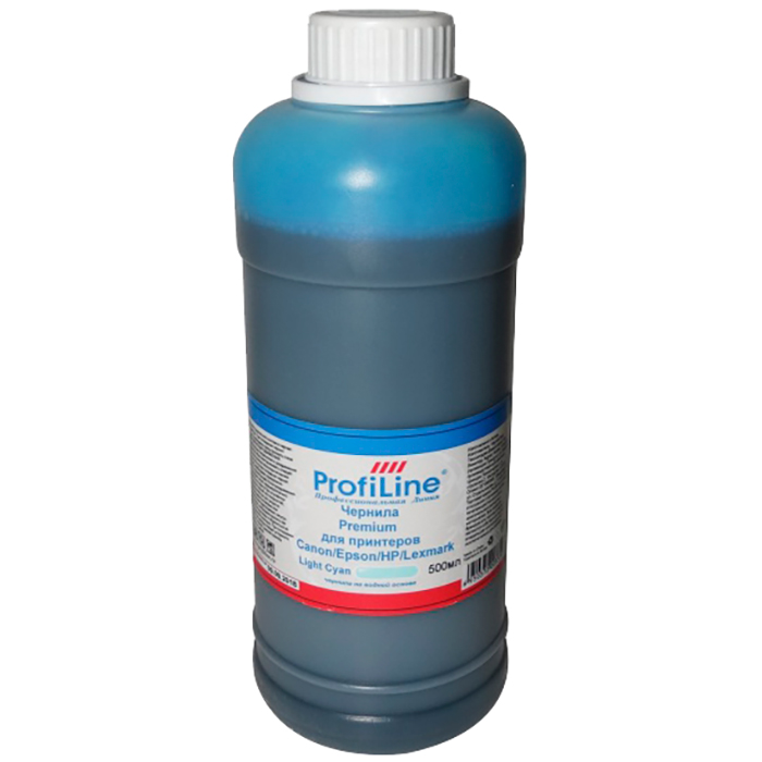 

Чернила ProfiLine PL-INK-UNI-LC 500мл, 500 мл, светло-голубой, совместимые для Canon/Epson/Lexmark, PL-INK-UNI-LC 500мл