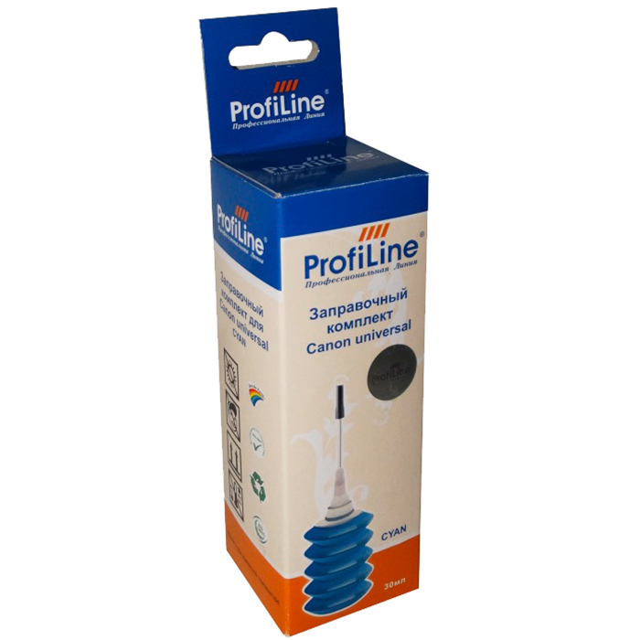 

Чернила ProfiLine PL-INK-UNI-CANON-C 1*30мл, 30 мл, голубой, совместимые для Canon, PL-INK-UNI-CANON-C 1*30мл