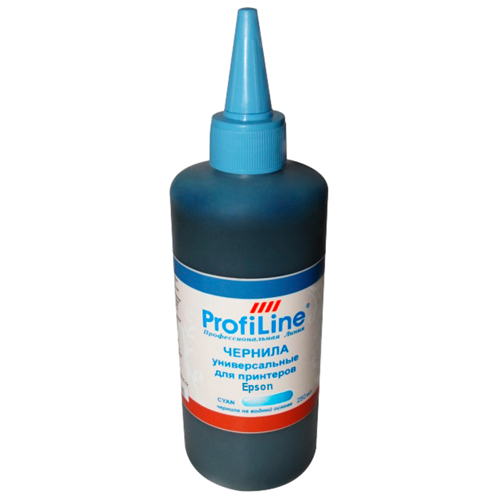 

Чернила ProfiLine PL-INK-UNI-Eps-C 250мл, 250 мл, голубой, совместимые для Epson, PL-INK-UNI-Eps-C 250мл