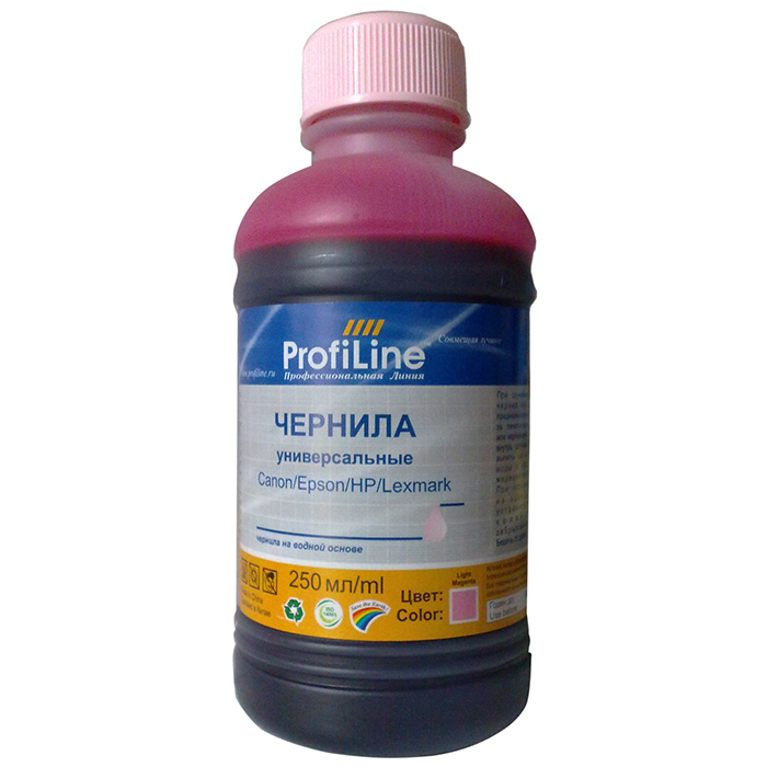 

Чернила ProfiLine PL-INK-UNI-LM 250мл, 250 мл, светло-пурпурный, совместимые для Epson, PL-INK-UNI-LM 250мл