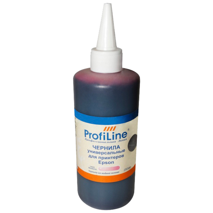 

Чернила ProfiLine PL-INK-UNI-Eps-LM 250мл, 250мл, светло-пурпурный, совместимые, для Epson, PL-INK-UNI-Eps-LM 250мл