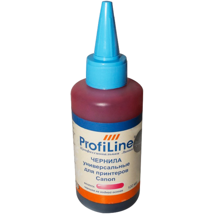 

Чернила ProfiLine PL-INK-UNI-Can-M 100мл, 100 мл, пурпурный, совместимые для Canon, PL-INK-UNI-Can-M 100мл