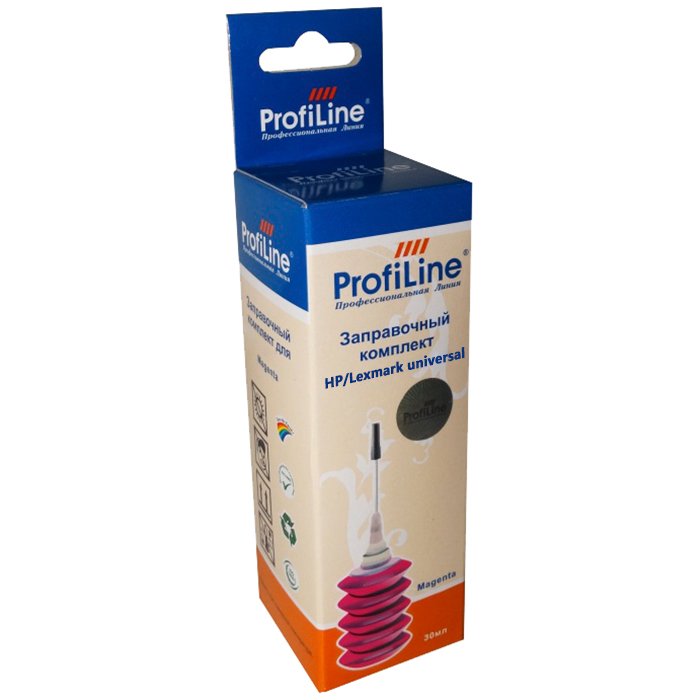 

Чернила ProfiLine PL-INK-UNI-HP/Lex-M 1*30мл, 30мл, пурпурный, совместимые, PL-INK-UNI-HP/Lex-M 1*30мл