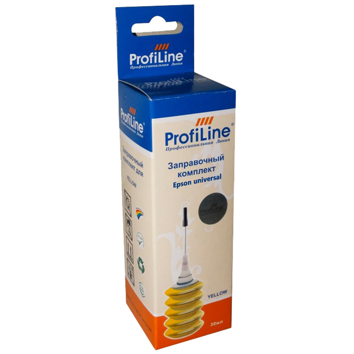 

Чернила ProfiLine PL-INK-UNI-EPSON-Y 1*30мл, 30 мл, желтый, совместимые для Epson, PL-INK-UNI-EPSON-Y 1*30мл
