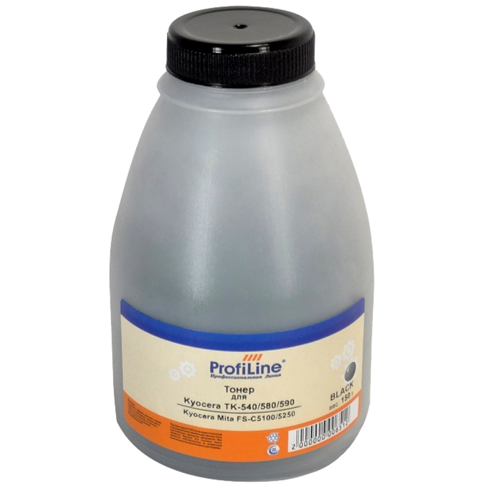 

Тонер ProfiLine PL-150-TNR-TK-540/580/590, бутыль 150 г, черный, совместимый для Kyocera Mita FS-C5100/5250 (PL-150-TNR-TK-540/580/590), PL-150-TNR-TK-540/580/590