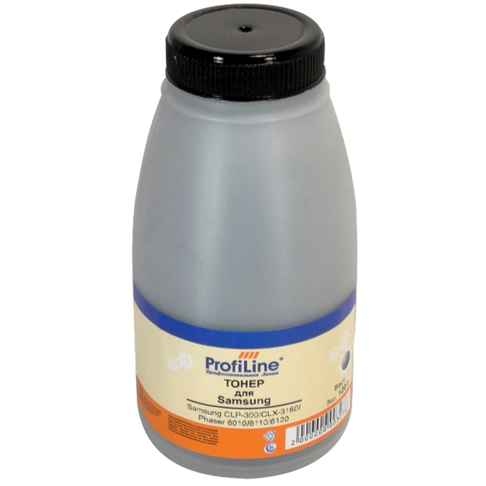 

Тонер ProfiLine PL-120-TNR-CLP-300-Bk, бутыль 120 г, черный, совместимый для Samsung CLP-300/Phaser 6110/CLX-3160/Phaser 6010/Phaser 6120/WC 6000/WC 6015 (PL-120-TNR-CLP-300-Bk), PL-120-TNR-CLP-300-Bk
