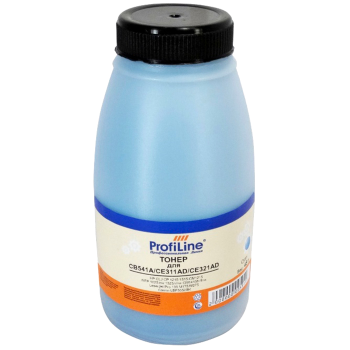 Тонер ProfiLine PL-45-TNR-CB541/CE311/CE3, бутыль 45 г, голубой