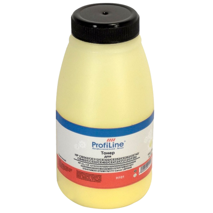 Тонер ProfiLine PL_TNR_S107_Y_600_B, бутыль 600 г, желтый