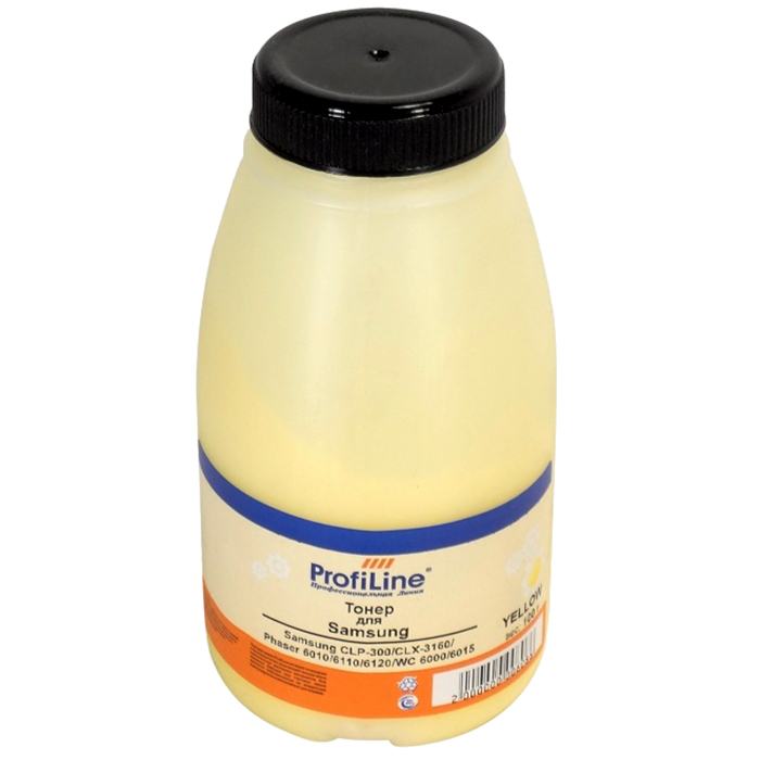 

Тонер ProfiLine PL-120-TNR-CLP-300-Y, бутыль 100 г, желтый, совместимый для Samsung CLP-300/Phaser 6110/CLX-3160/Phaser 6010/Phaser 6120/WC 6000/WC 6015 (PL-120-TNR-CLP-300-Y), PL-120-TNR-CLP-300-Y
