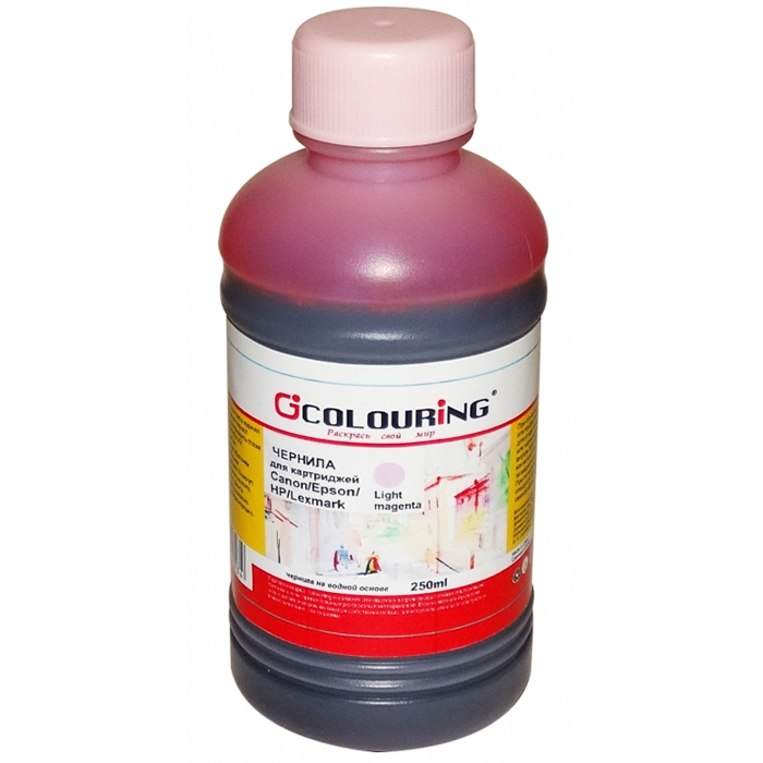 Чернила Colouring CG-INK-UNI-LM 250мл, 250 мл, светло-пурпурный, совместимые