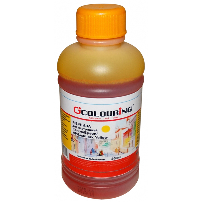 

Чернила Colouring CG-INK-UNI-Y 250мл, 250 мл, желтый, совместимые, CG-INK-UNI-Y 250мл