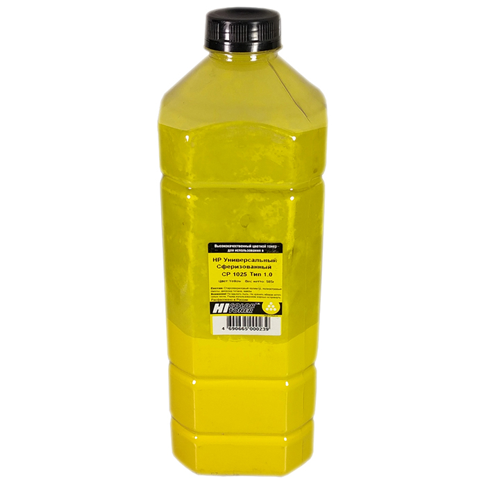 Тонер Hi-Color 585 г, желтый, совместимый для CLJ CP1025, Тип 1.0 (10101088)