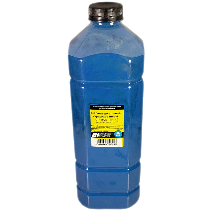 

Тонер Hi-Color 585 г, голубой, совместимый для CLJ CP1025, Тип 1.0 (10101086)