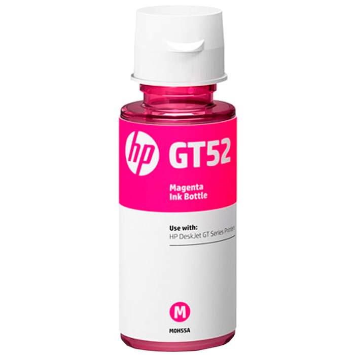 Чернила HP GT52, 70 мл, пурпурный, оригинальные для DeskJet GT 5810/GT 5820, Ink Tank 315/415/319/419 (M0H55AE)