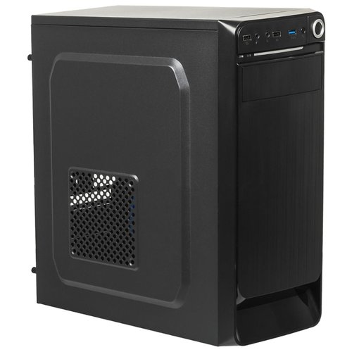 Корпус ACCORD ACC E-01B, ATX, Midi-Tower, USB 3.0, черный, без БП