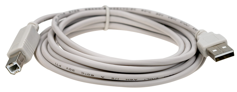 Кабель USB(Am)-USB(Bm), 1.8 м, серый, Gembird