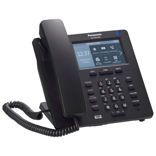 

VoIP-телефон Panasonic KX-HDV330RUB, цветной дисплей, черный, KX-HDV330RUB