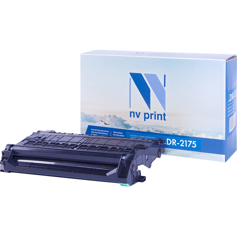 

Драм-картридж NV Print DR-2175 для Brother HL-2140R/2150NR/2170WR, DCP7030R/ 7032R/ 7045R/ MFC7320R/7440NR/7840WR 12000 стр. (NV-DR2175), NV-DR2175