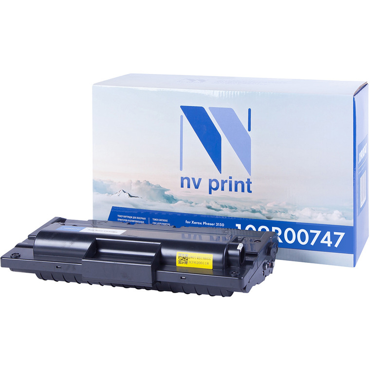 

Картридж лазерный NV Print NV-109R00747 (109R00747), черный, 5000 страниц, совместимый, для Xerox Phaser 3150