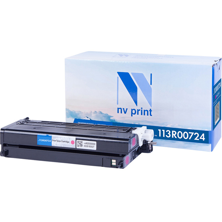 

Картридж лазерный NV Print NV-113R00724M (113R00724), пурпурный, 6000 страниц, совместимый, для Xerox Phaser 6180, Phaser 6180MFP